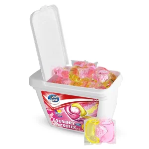 Disposable Eco Friendly 3 in 1 Laundry Capsules & Pods Household