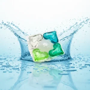 Disposable Eco Friendly 5 in 1 Laundry Detergent Pods with Floral Fruity Fragrance for Automatic Machine Washing