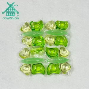 Disposable Eco Friendly Laundry Detergent Pods OEM Washing Powder Household Cleaning Gel Capsules for Apparel