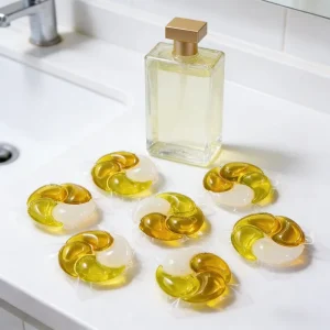 Disposable Eco Friendly Laundry Pods for Apparel Antibacterial Deep Clean Long Lasting Fragrance Mild Formula Color Protector