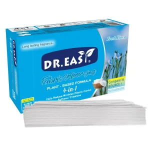 Dr. Easy Natural Laundry Softener Safe Static Reduce Dryer Sheets
