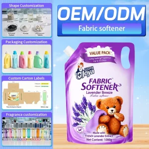 Dual Purpose Eco Lavender Scented Liquid Fabric Softener Hand Machine Wash Safe Disposable for Apparel Use Cleaning Products