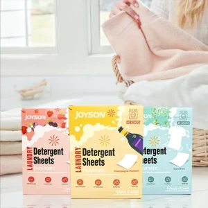Easily Dissolves Hand or Machine Wash Laundry Detergent Solid Laundry Detergent Sheets