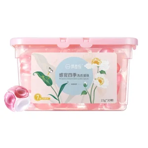 Eco Biological 3 in 1 Sweet Peach & Vanilla Laundry Capsules Washing Pods 12g 13g 15g