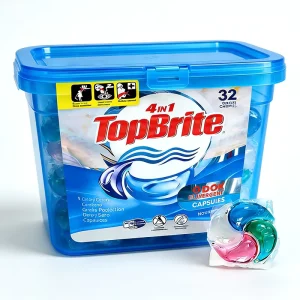 Eco Certified Water Soluble Gel Laundry Detergent Biodegradable Film Anti bacterial Easy Rinse Environmentally Conscious