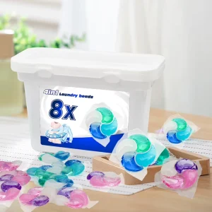 Eco Friendly 3 in 1 Liquid Laundry Detergent Capsules Pods Various Color Lavender Scent Washing Powder New Zealand Design