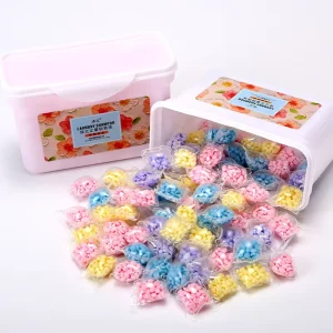 Eco Friendly 50/100PCS Laundry Scent Beads Granule Capsule Ball Scent Booster for Washing Machine Clothes Diffuser Beads