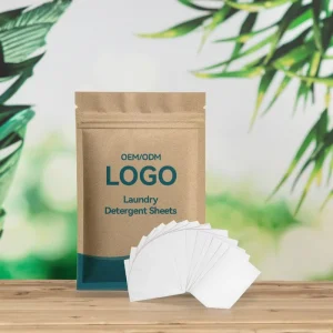 Eco Friendly Biodegradable Laundry Sheets Solid Disposable Washing Detergent Jasmine Floral Lavender Plastic Free