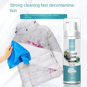 Eco Friendly Carpet Cleaning Fabric Stain Remover for Sofa Clothes & Laundry 200ml Foam Spray Detergent