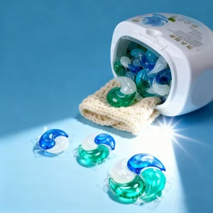 Eco Friendly Concentrated Laundry Detergent Capsules Long Lasting Fragrance Laundry Pods