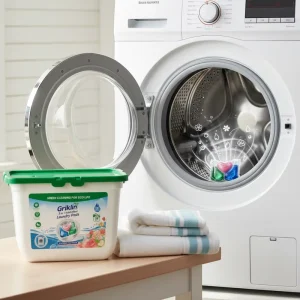 Eco Friendly Disposable Laundry Detergent Pods Non Biological All in One Fabric Softener
