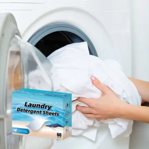Eco Friendly Disposable Laundry Detergent Sheets Hypoallergenic Color Protection Fresh Scent Dissolvable for Daily Washing