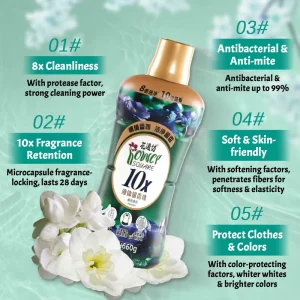 Eco Friendly Disposable Liquid Laundry Detergent with Fruity Aroma for Apparel Deep Cleansing