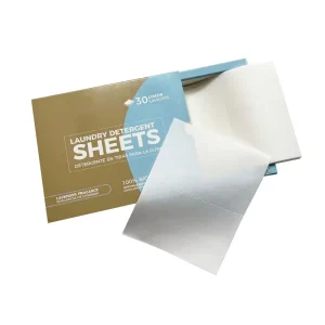 Eco Friendly Disposable Solid Custom Logo Enzyme Laundry Detergent Sheets