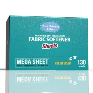 Eco-Friendly Dryer Sheet Disposable Lavender Softener for Apparel Effective Pet Hair Fighter