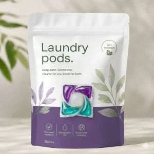 Eco-Friendly High Concentrated Laundry Pods 18-22g Deep Cleaning Anti-Bacterial Softening Long Lasting Apparel