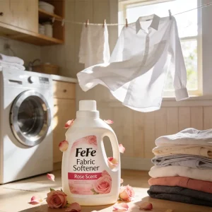 Eco Friendly High Quality Purple Rose Fragrance Fabric Softener for Clothing Removes Static Electricity Detergent Liquid