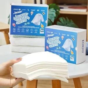 Eco Friendly Laundry Cleaning Sheets Household Cleaning Washing Laundry Sheets Strips