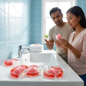 Eco Friendly Laundry Detergent Pods with Floral Scent for Apparel