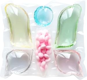 Eco Friendly Laundry Pods Fragrance Laundry Detergent Gel Phosphate Free Water Saving HE Washer Compatible Bulk OEM Deep Clean