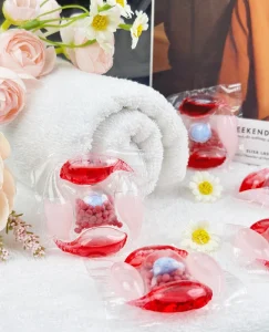 Eco Friendly Laundry Pods With Booster Beads 5 in 1 Washing Capsule with Long lasting Fragrance