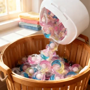 Eco Friendly Liquid 3 In1 Washing Detergent Clean Laundry Detergent Pods Capsules