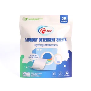 Eco Friendly Multi Effect Laundry Detergent Paper Sheet Portable Biodegradable Enzyme Laundry Soap Sheets