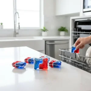 Eco Friendly Solid Dishwashing Detergent Beads in Lavender Floral Jasmine Fragrances New Kitchen Liquid Washing Powder
