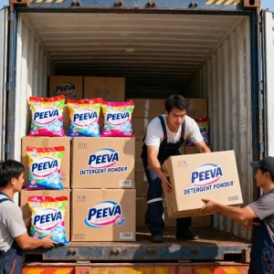 Eco Friendly Stain Remover Washing Powder with Fragrance for Apparel Detergent Loading in Sea Container