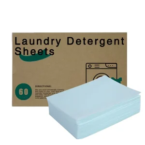 Eco Friendly Super Clean Powder Laundry Detergent Paper Sheets