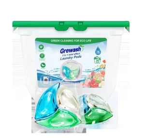 Eco Friendly Washring Pods for Apparel Water Soluble Lasting Smell Liquid Laundry Detergent Capsules