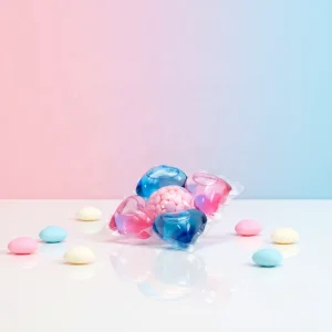 Eco friendly 5 in 1 Laundry Detergent Capsules Pods Fragrance Beads Apparel Use 50% 80% Active Ingredient