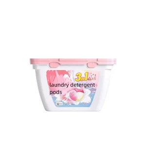 Eco friendly Fast Dissolving Laundry Detergent Pods Softener Detergent 3in1 High Cleansing Wash Washing Capsules