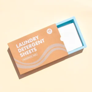 Eco-friendly Laundry Detergent Sheets OEM Biodegradable Natural Laundry Sheets Boxed 30 Pieces (11cm*14cm)