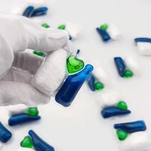 Eco friendly Natural 5 in 1 High Quality Concentrated Gel Disposable Dishwasher Capsules Pods Lemon Scent 12g Deep Stain Removal