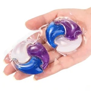 Eco friendly Water soluble All in One Laundry Detergent Washing Pods Lasting Scent Laundry Capsules
