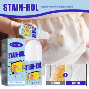 Effective Stain Remover Pen No Wash Roll Bead Design Enzyme Stain Remover for Clothes Remover roll Bead