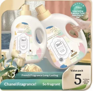 Enzyme Laundry Detergent Long Lasting 72H Fragrance Deodorizing Softening Economic Household Dorm Room Use