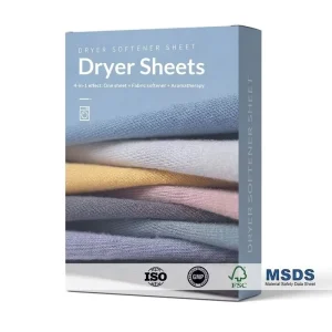Fabric Softener Dryer Sheets Scented Laundry Sheets for Dryer Long Lasting Fragrance Wrinkle Reduction