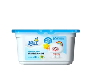 Fabric Softener Ultra Fragrant Powerful Stain Removal Gentle Fabric Care Disposable Eco Friendly Boxed Laundry Capsules for Home