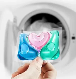 Factory 3 in 1 Gel Laundry Detergent Washing Machine Capsules 8x Cleaning Power Liquid Laundry Capsules Disposable