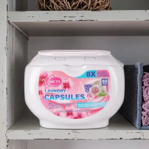 Factory 5 in 1 Laundry Pods 8g with Perfume Beads Powerful Cleaning Hypoallergenic OEM ODM Custom Laundry Capsules