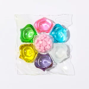 Factory Custom Disposable Laundry Gel 7in1 Remove Stain Water Dissolve Clothes Washing Pods Capsule Fabric Softener