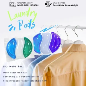 Factory Direct 3-chamber Laundry Capsules Bulk 3-in-1 Antibacterial Detergent Pods Verified Supplier