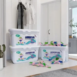 Factory Disposable 5in1 Eco-Friendly Gel Laundry Pods OEM ODM Custom Capsules Free Samples High Concentration Deep