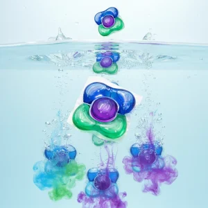 Factory Disposable Eco Friendly 3 in 1 Detergent Pods Floral Scent Anti Bacterial Long Lasting Fragrance for Automatic