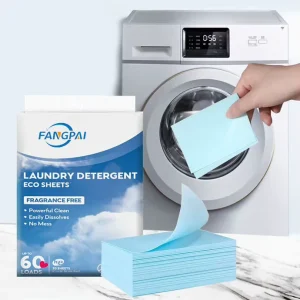 Factory OEM Private Label Eco Friendly Disposable Solid Biodegradable Customized Laundry Detergent Sheets