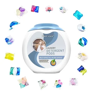 Factory Oem Cloth Washing Cleaning Laundry Detergent Pods Capsules Liquid Detergent Soap Laundry Pods