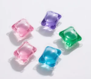 Factory Price Customized Color Concentrated Liquid Laundry Detergent Pods 15g Washing Machine Laundry Liquid Detergent Capsules