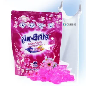 Factory Price Disposable Eco Friendly Long Fragrance Liquid Laundry Detergent Pods 60% Active Ingredient ISO9001 Certified for
